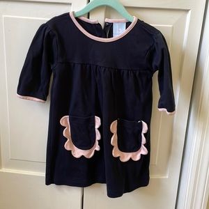 Bella Bliss Pima dress navy/pink